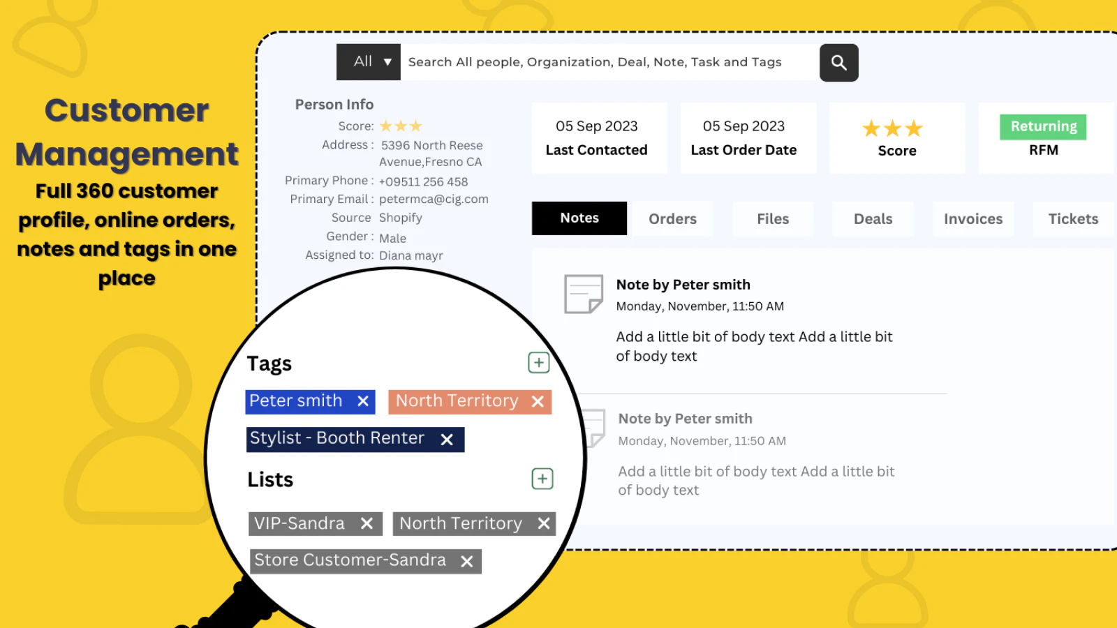 screenshot of Revamp CRM
